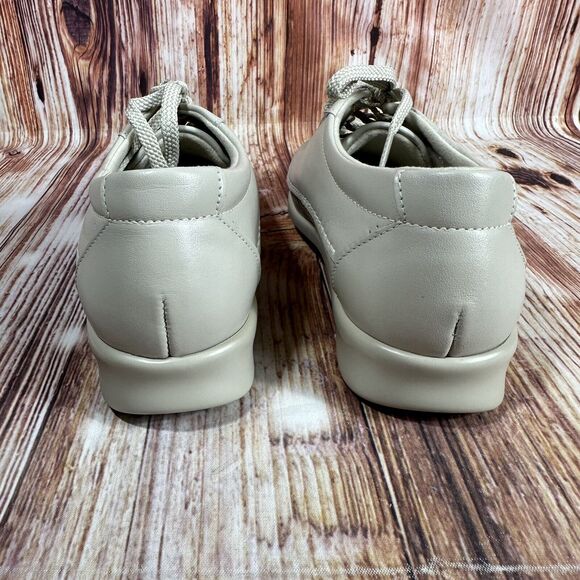 SAS Womens Size 5 Wide Bone Leather TRAVELER Athletic Oxford Walking Shoes NEW - Picture 4 of 11